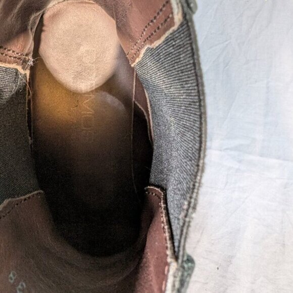 Boemos Italy Wingtip Chelsea Slip On Boots Women Size 38 - Picture 2 of 10